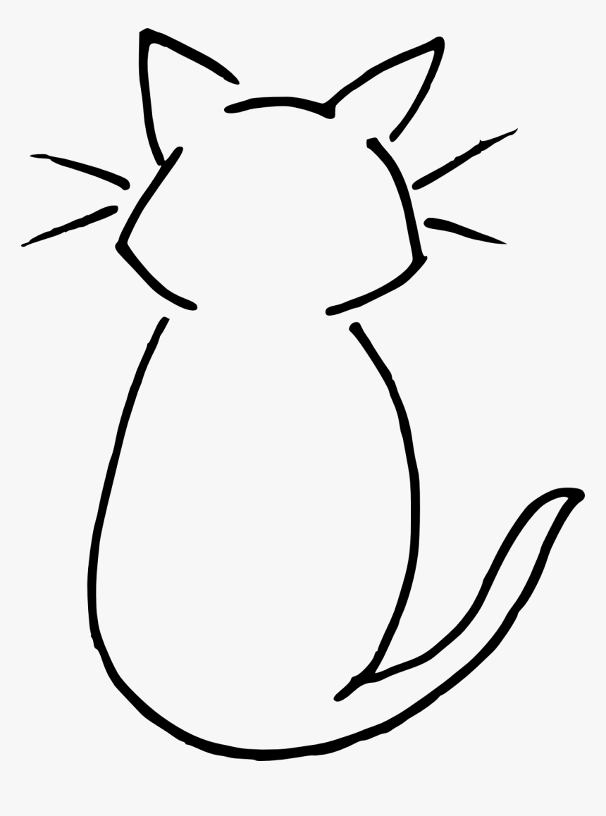 Cute Transparent Cartoon Cat, HD Png Download, Free Download