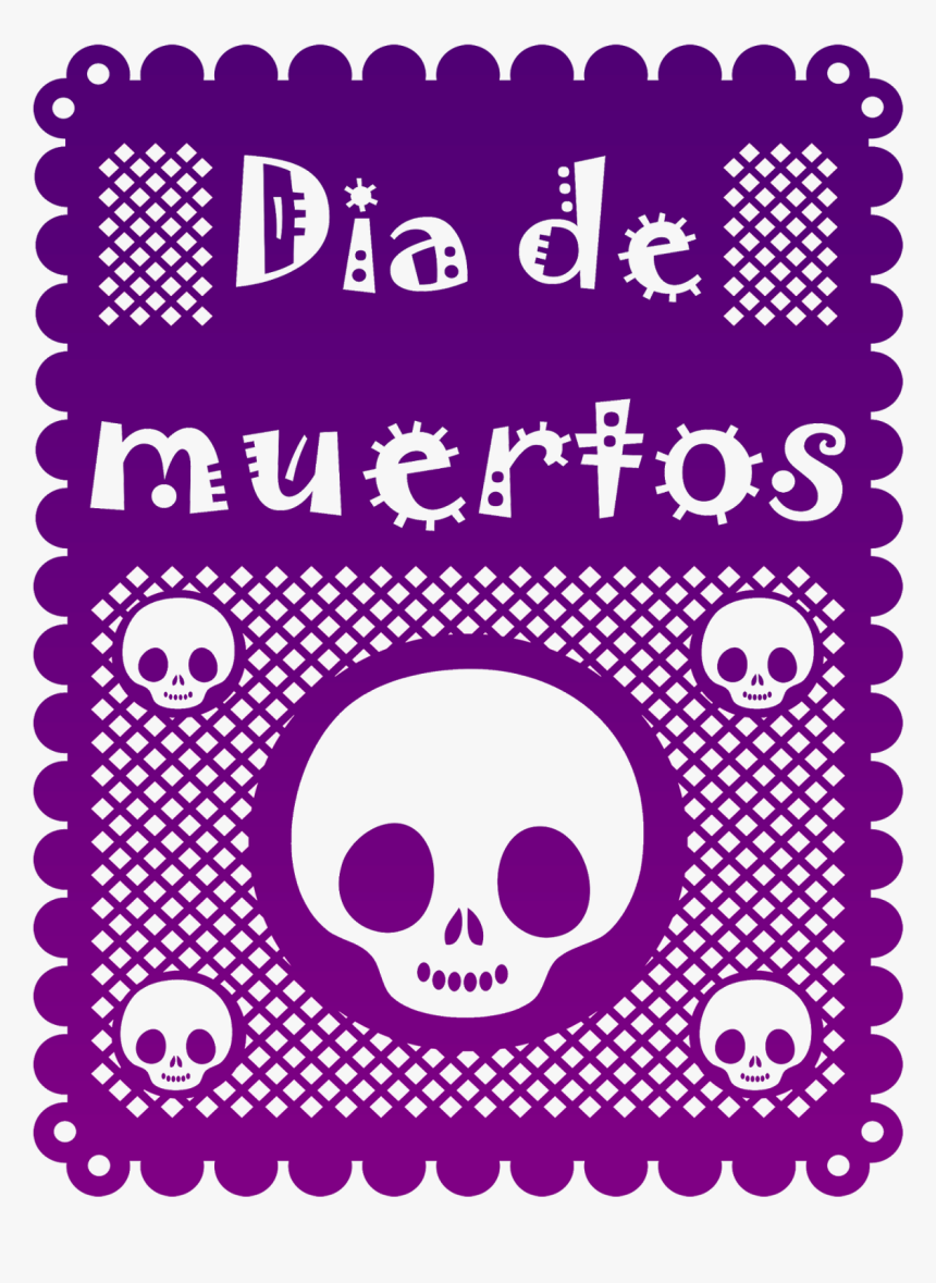 Cosas En Png Para - Muertos Papel Picado Png, Transparent Png, Free Download