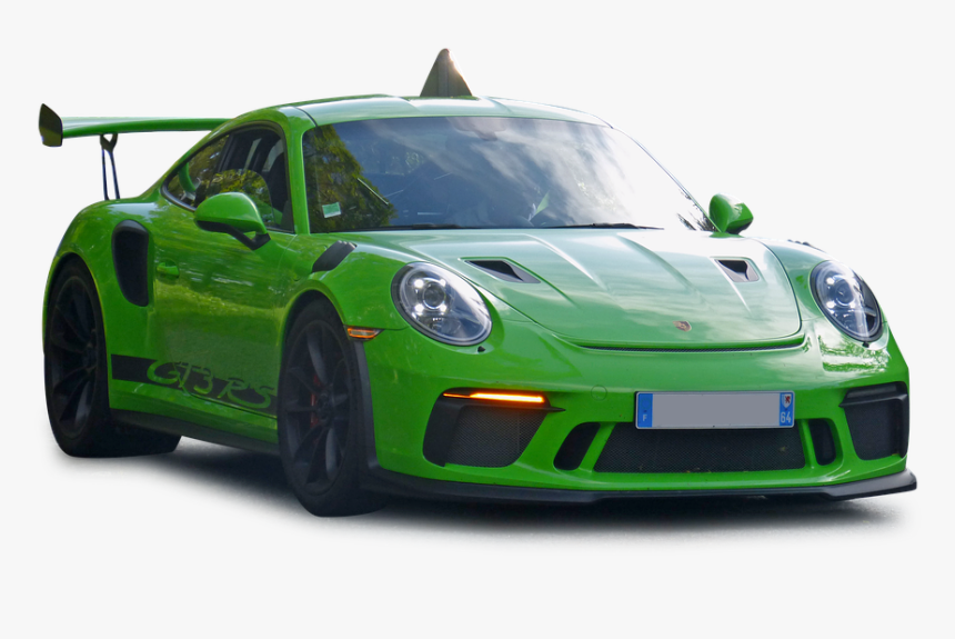 Coche, Coche Deportivo, Porsche, Verde, Carrera, Auto - Auto De Carrera  Verde, HD Png Download - kindpng