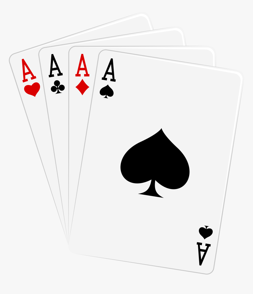 Four Aces Cards Png Clipart - Playing Cards Transparent Background, Png Download, Free Download