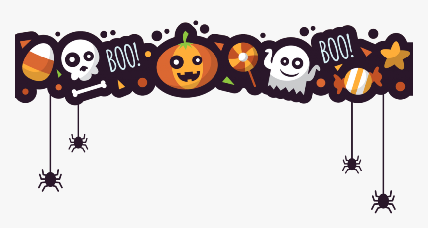 Halloween Vector Free Png Border - Halloween Vector Free Png, Transparent Png, Free Download
