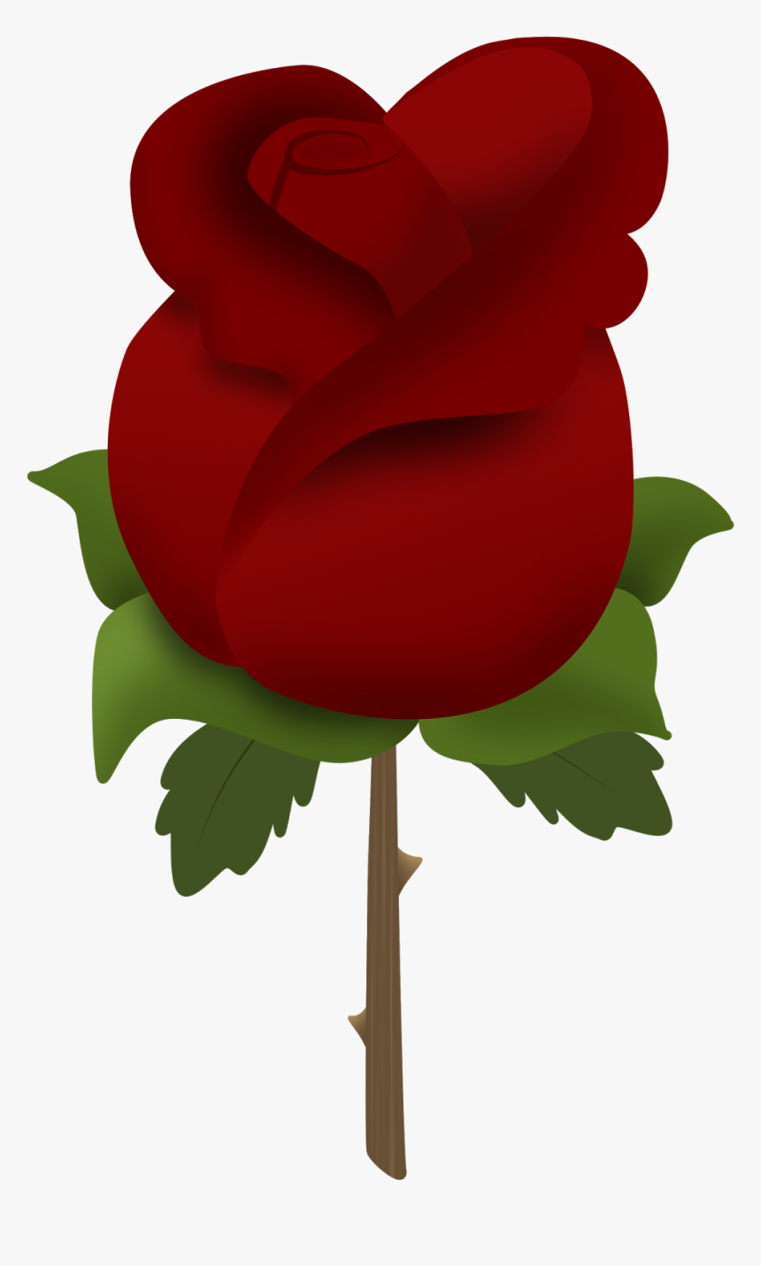 Rosa, Flowers, Red Rose, Rosebush, Plants, Garden - Imágenes De Rosa En Caricatura, HD Png Download, Free Download