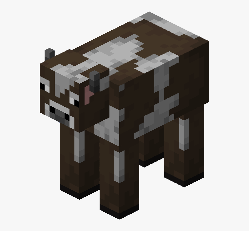 Cow - Minecraft Cow, HD Png Download, Free Download