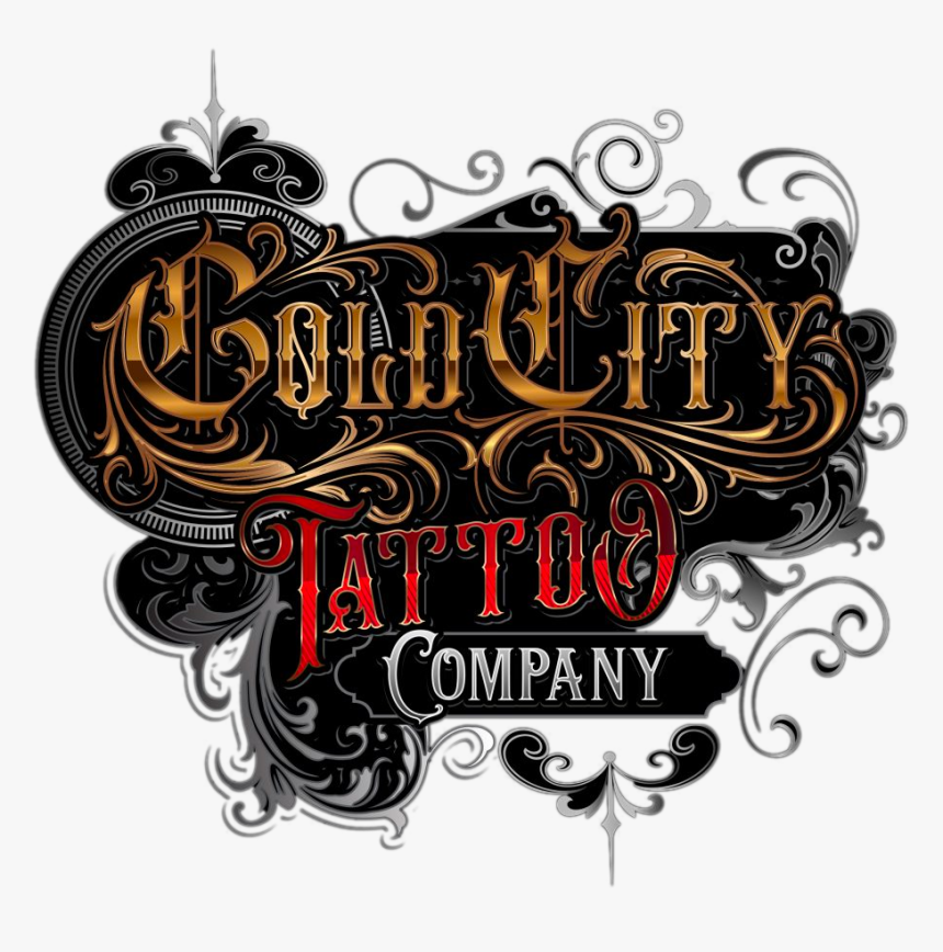 Gold City Tattoo - Calligraphy, HD Png Download, Free Download