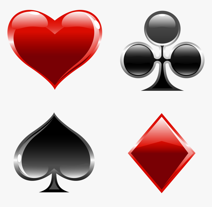 Cards Suits Png Clipart - Playing Card Suits Transparent, Png Download, Free Download