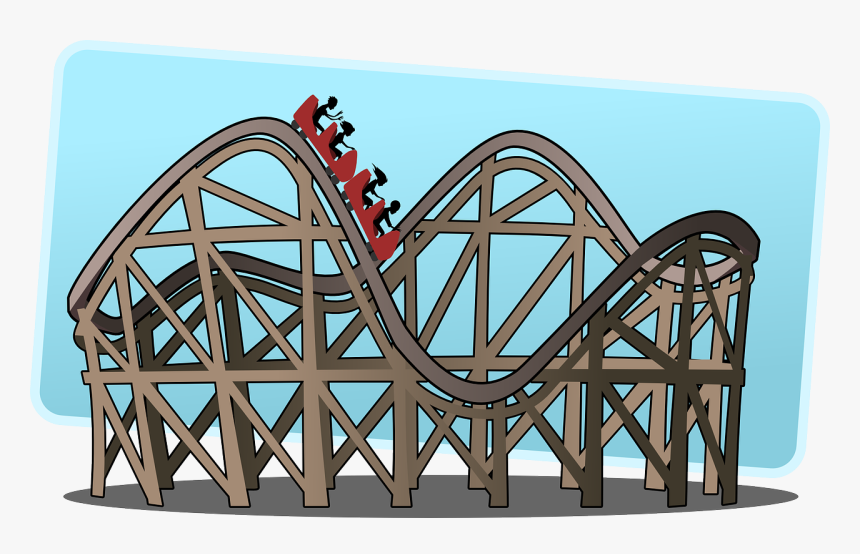 Roller Coaster Rolleraster Ride Clipart Clipartfest - Free Clipart Roller Coaster, HD Png Download, Free Download