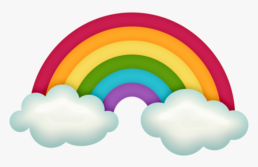 Transparent Rainbow Clouds Clipart - Arco Iris De Eva Da Nuvem Chuva De Amor, HD Png Download, Free Download