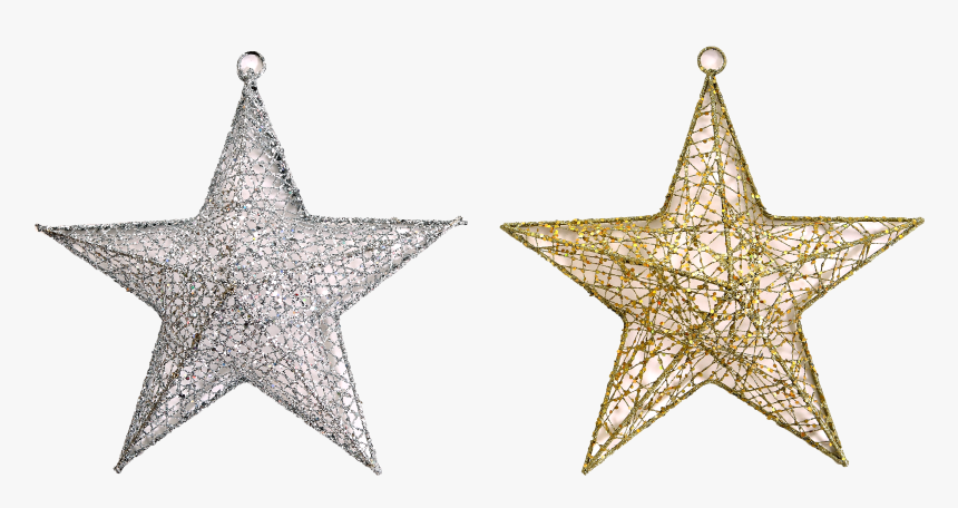 Enfeite De Pendurar Estrela Glitter 2 Sort - Clip Art, HD Png Download, Free Download