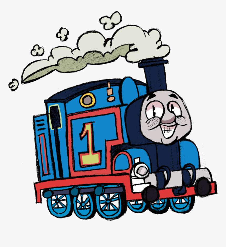 Thomas The Tank Engine Clipart Train Head - Human Thomas The Tank Engine, HD Png Download, Free Download