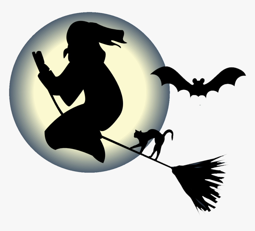 Witch Transparent Background Halloween, HD Png Download, Free Download