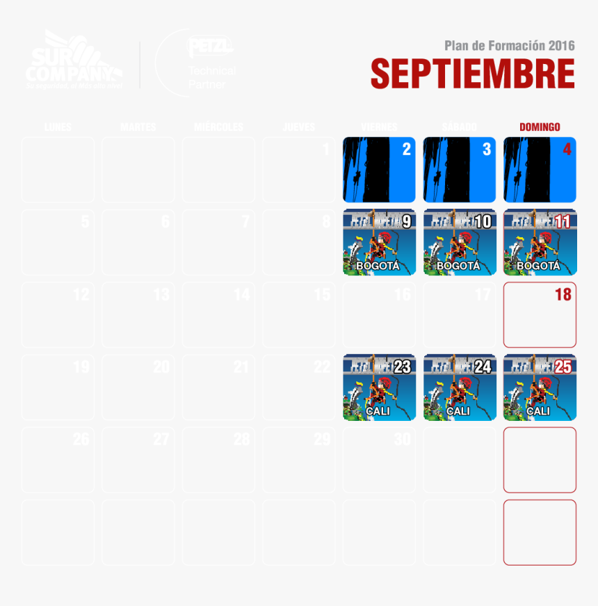 Calendar 2016 Sur Co-web 09 Septiembre - Carmine, HD Png Download, Free Download