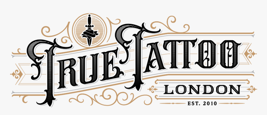 True Tattoo Logo-06 - Calligraphy, HD Png Download, Free Download