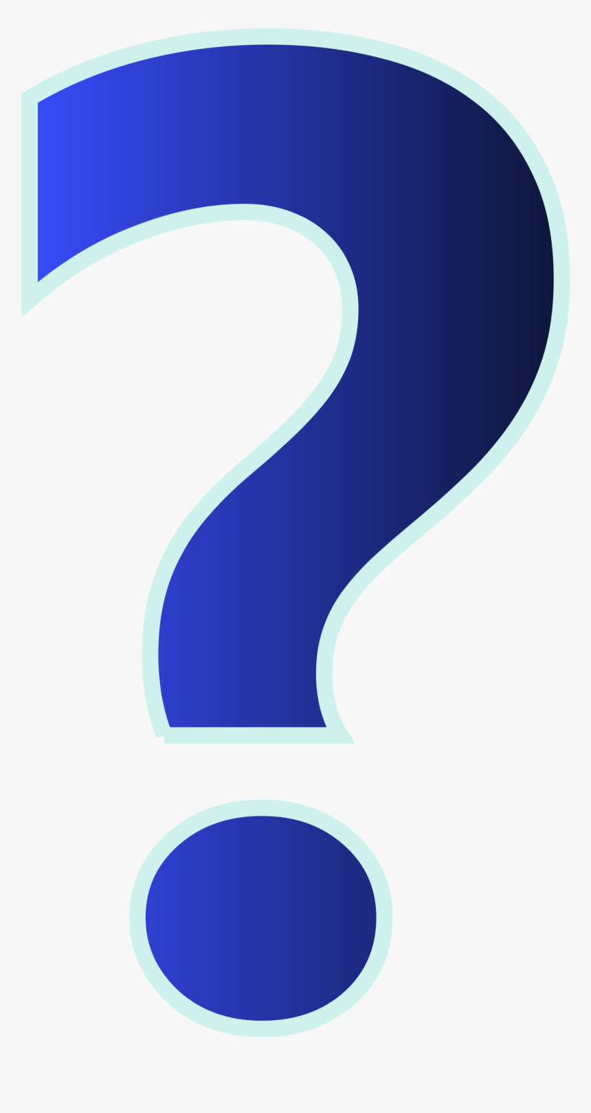 Question Mark Png File - Transparent Background Blue Question Mark, Png Download, Free Download