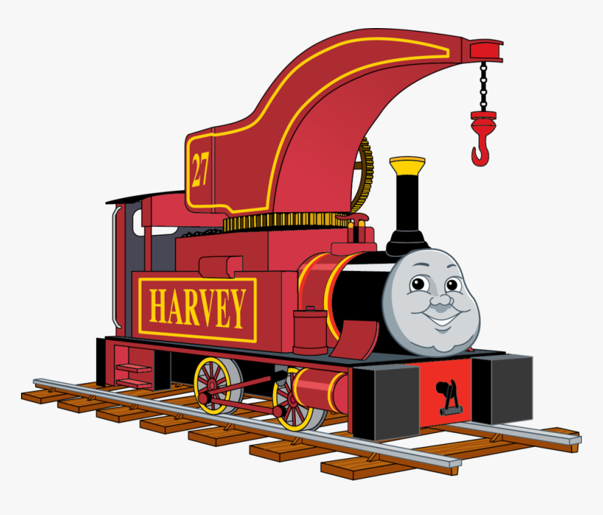 Steam Train Crane - Thomas And Friends Harvey Art, HD Png Download, Free Download