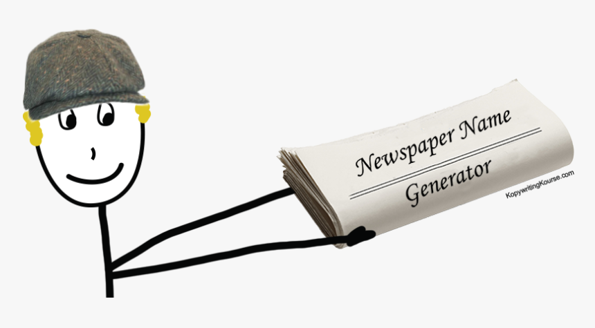 Newspaper Name And Title Generator - Cartoon, HD Png Download, Free Download