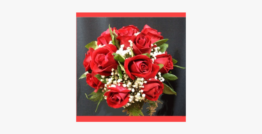 Clip Art Rosas Buque - Buquê De Rosas Vermelhas Para Noiva, HD Png Download, Free Download