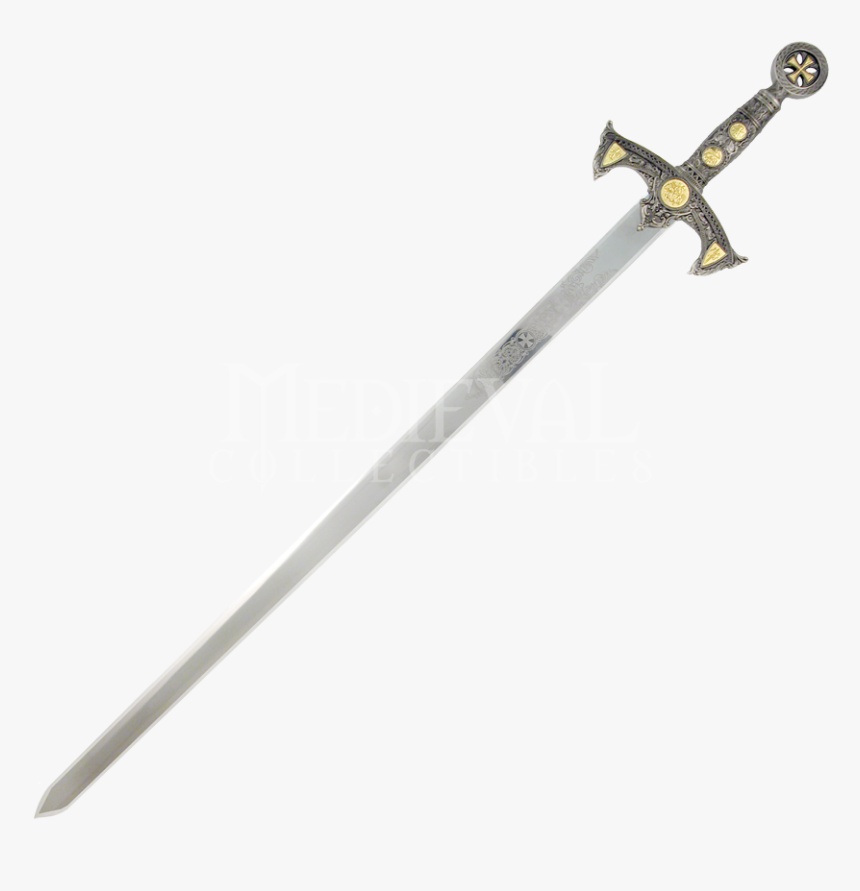 Crusades Sword Knights Templar Middle Ages - Knights Templar Sword, HD Png Download, Free Download