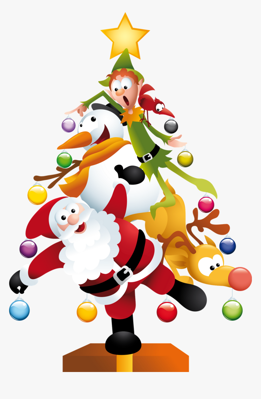 Google Clipart Christmas - Funny Christmas Tree Clipart, HD Png Download, Free Download