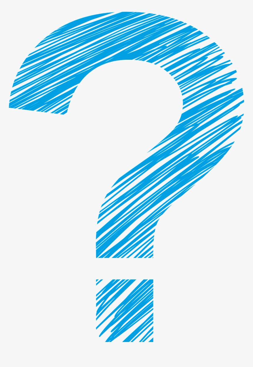 Blue Question Mark Png, Transparent Png, Free Download