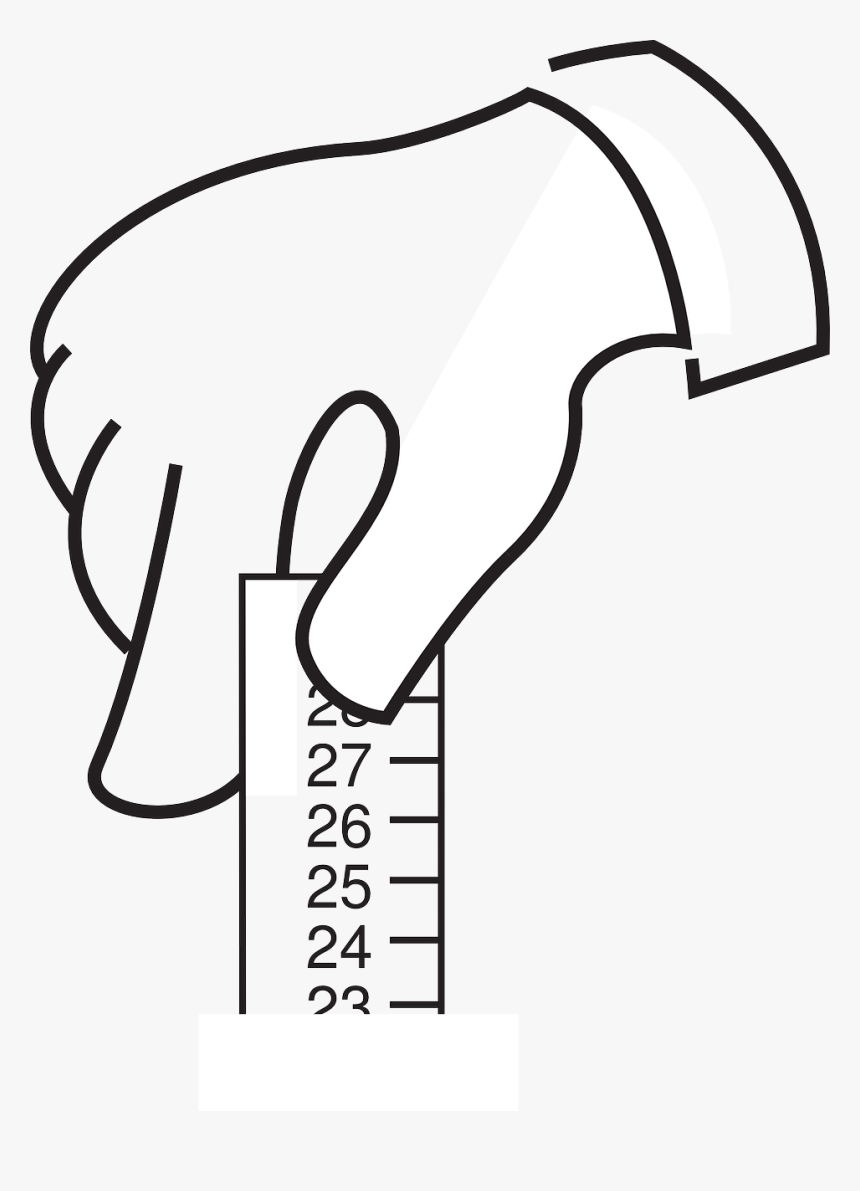 58294main The - Draw A Hand Holding A Ruler, HD Png Download, Free Download