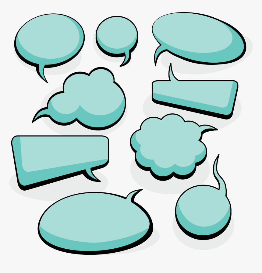 Royalty Free Download Dialogue Speech Balloon Euclidean - Burbuja De Pensamiento Vector, HD Png Download, Free Download