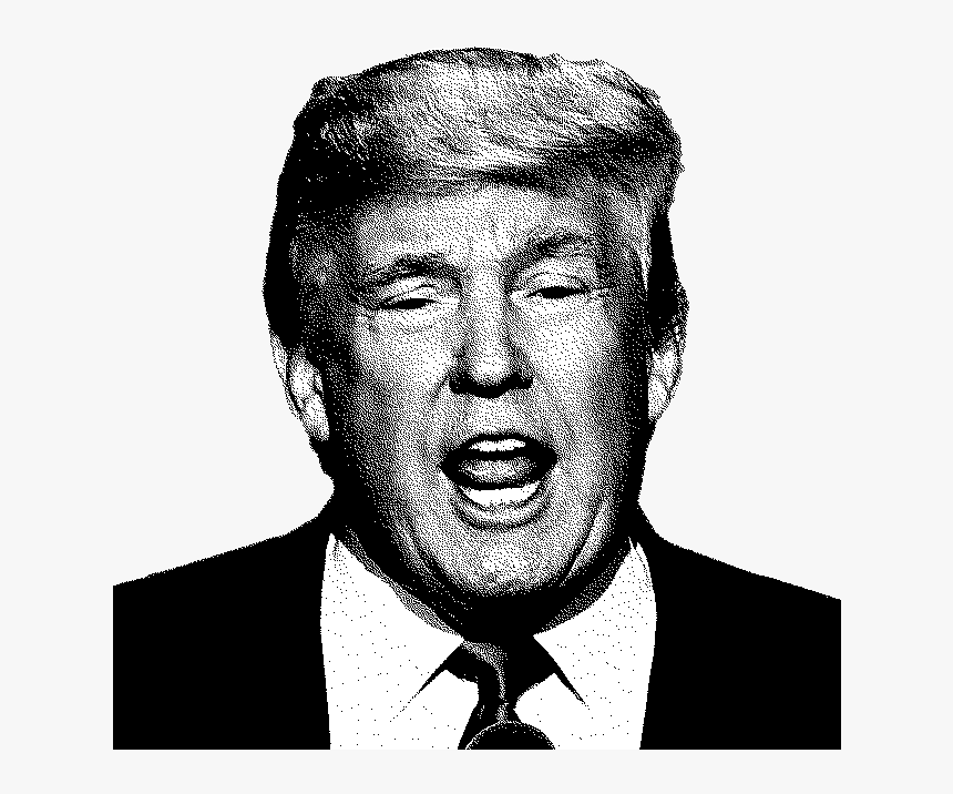 Http - //www - Haaretz - Co - Trump - - Gentleman - - Trump Black And White Png, Transparent Png, Free Download