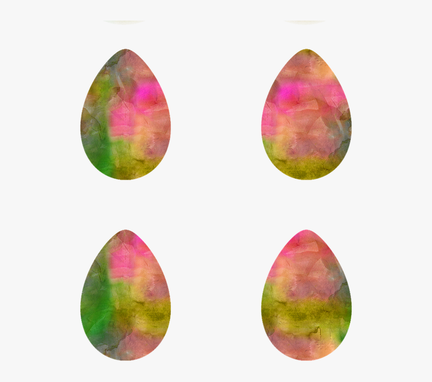 Easter Egg, Colorful, Watercolor, Png File, Transparent - Opal, Png Download, Free Download