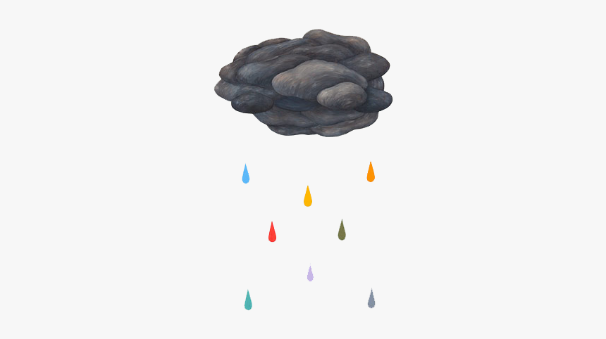 Rain, Clouds, And Rainbow Image - Rain, HD Png Download, Free Download