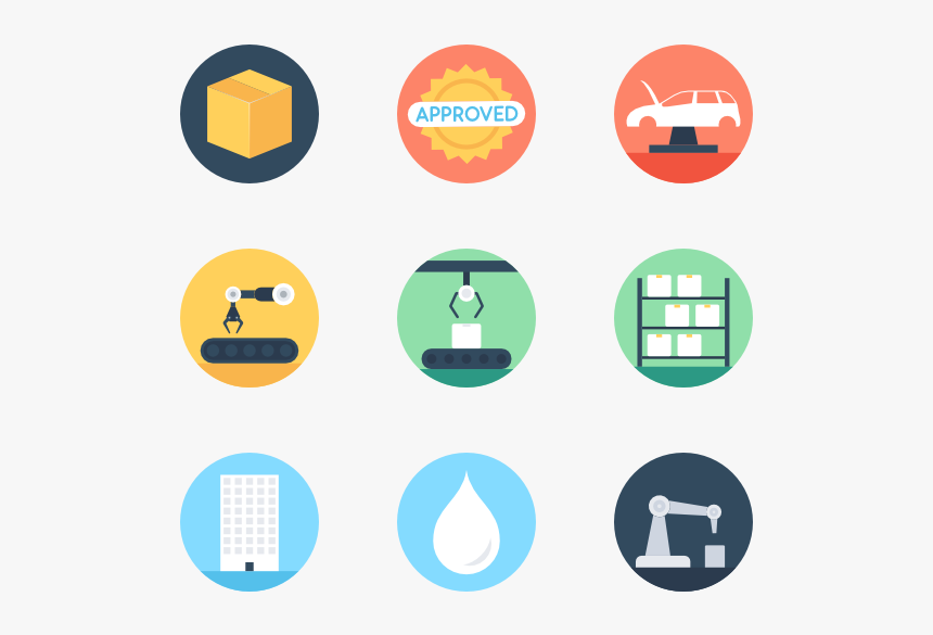 Manufacture Flat Icon, HD Png Download, Free Download