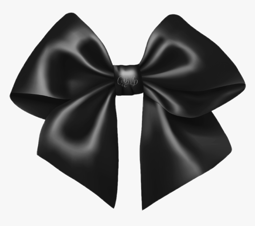 Silk - Black Bow Png, Transparent Png, Free Download