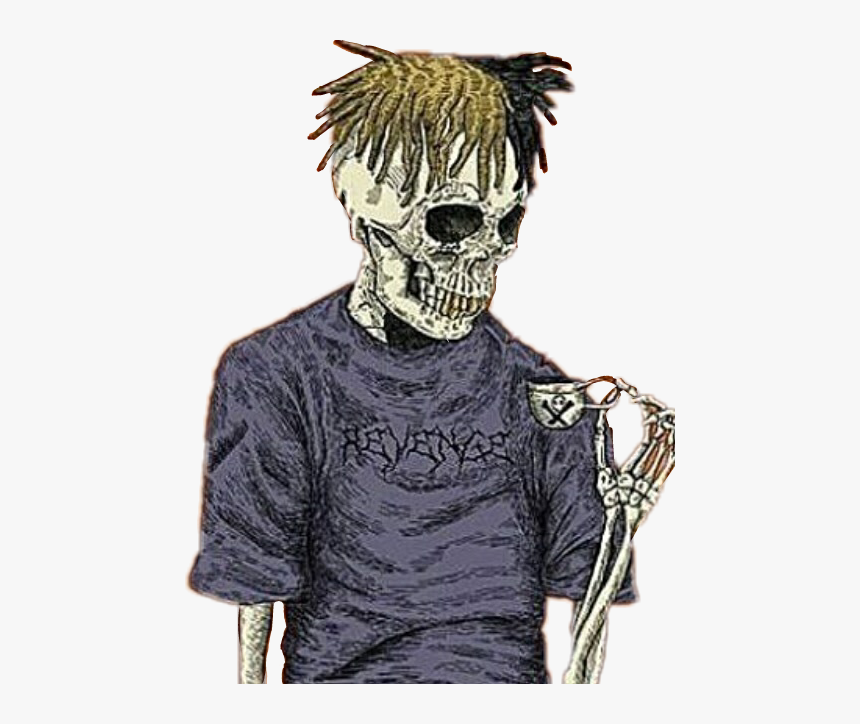#desenho #xxxtentacion #esqueleto - Rip Xxxtentacion And Lil Peep, HD Png Download, Free Download