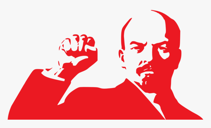 Lenin Fist - Lenin Black And White, HD Png Download, Free Download