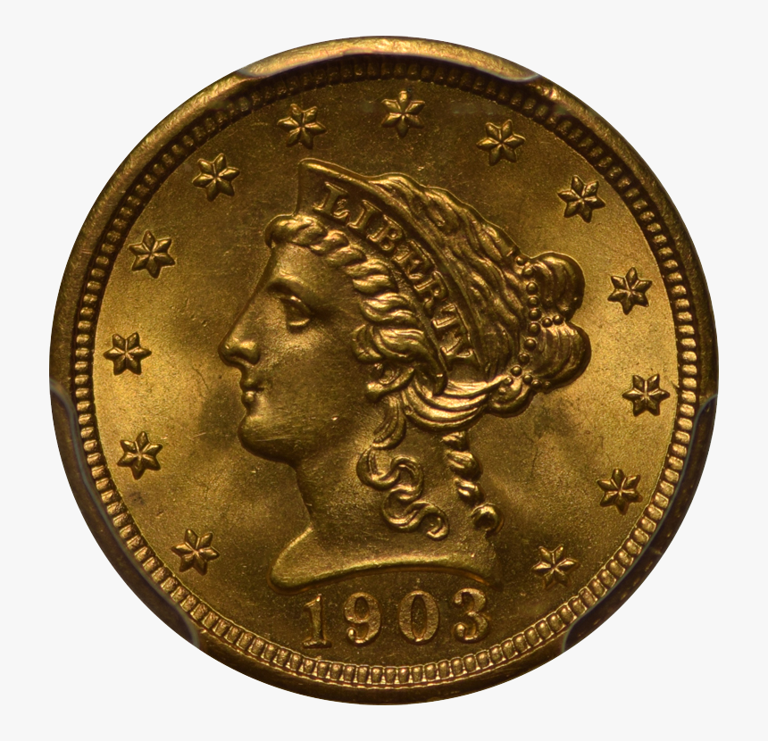 2 50 Liberty Gold Ms 65 O - Cash, HD Png Download, Free Download