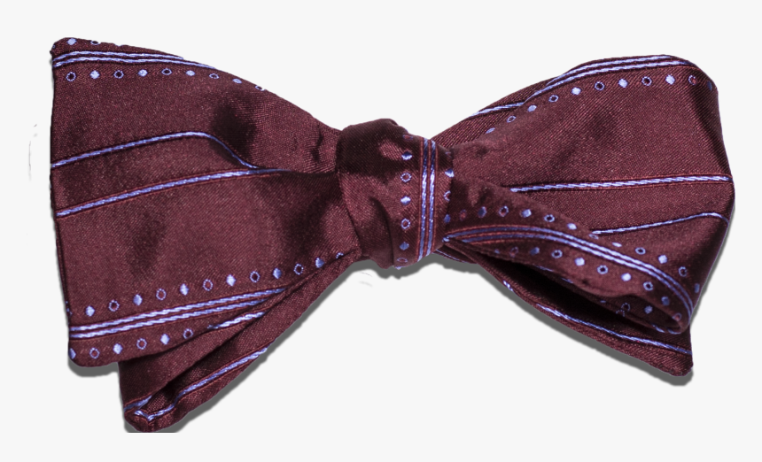 Wine And Light Blue Silk Bow Tie - Paisley, HD Png Download, Free Download