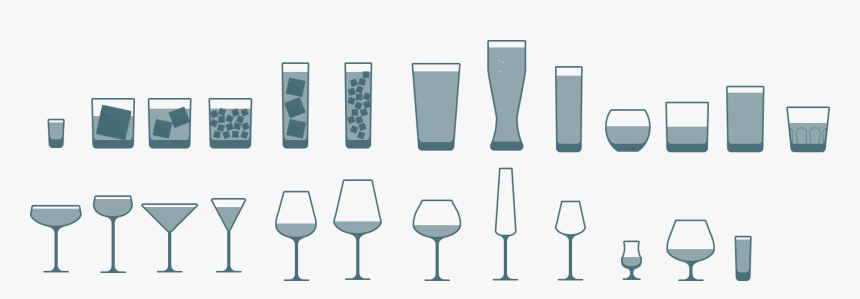 List Of Drinking Glasses, HD Png Download, Free Download