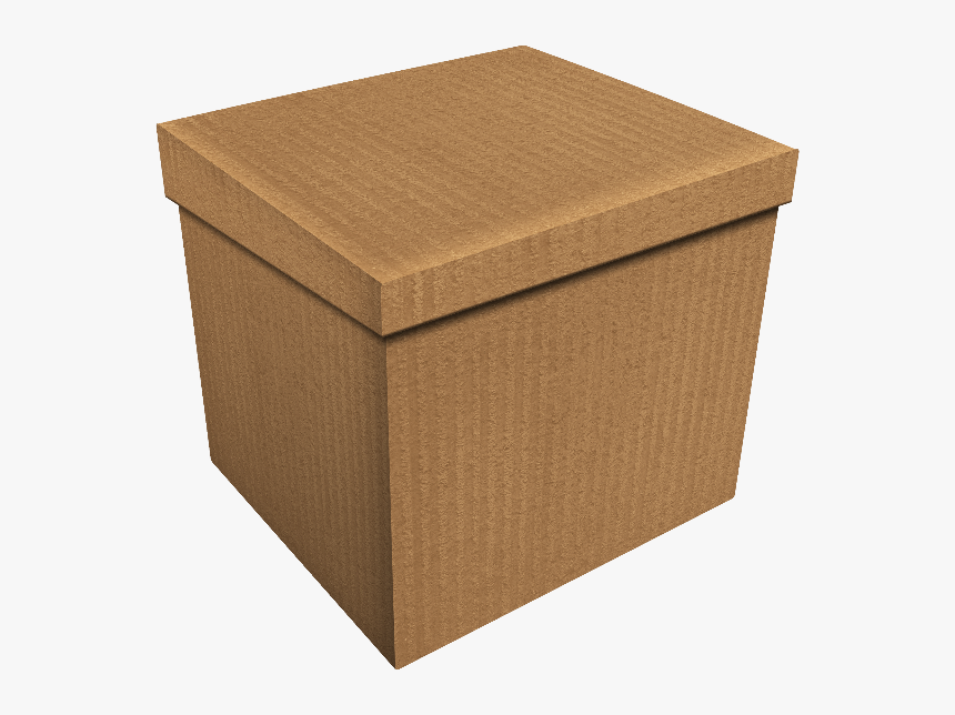 Box. Коробка. Картонные коробки на прозрачном фоне. Коробка картонная закрытая. Квадратный короб.