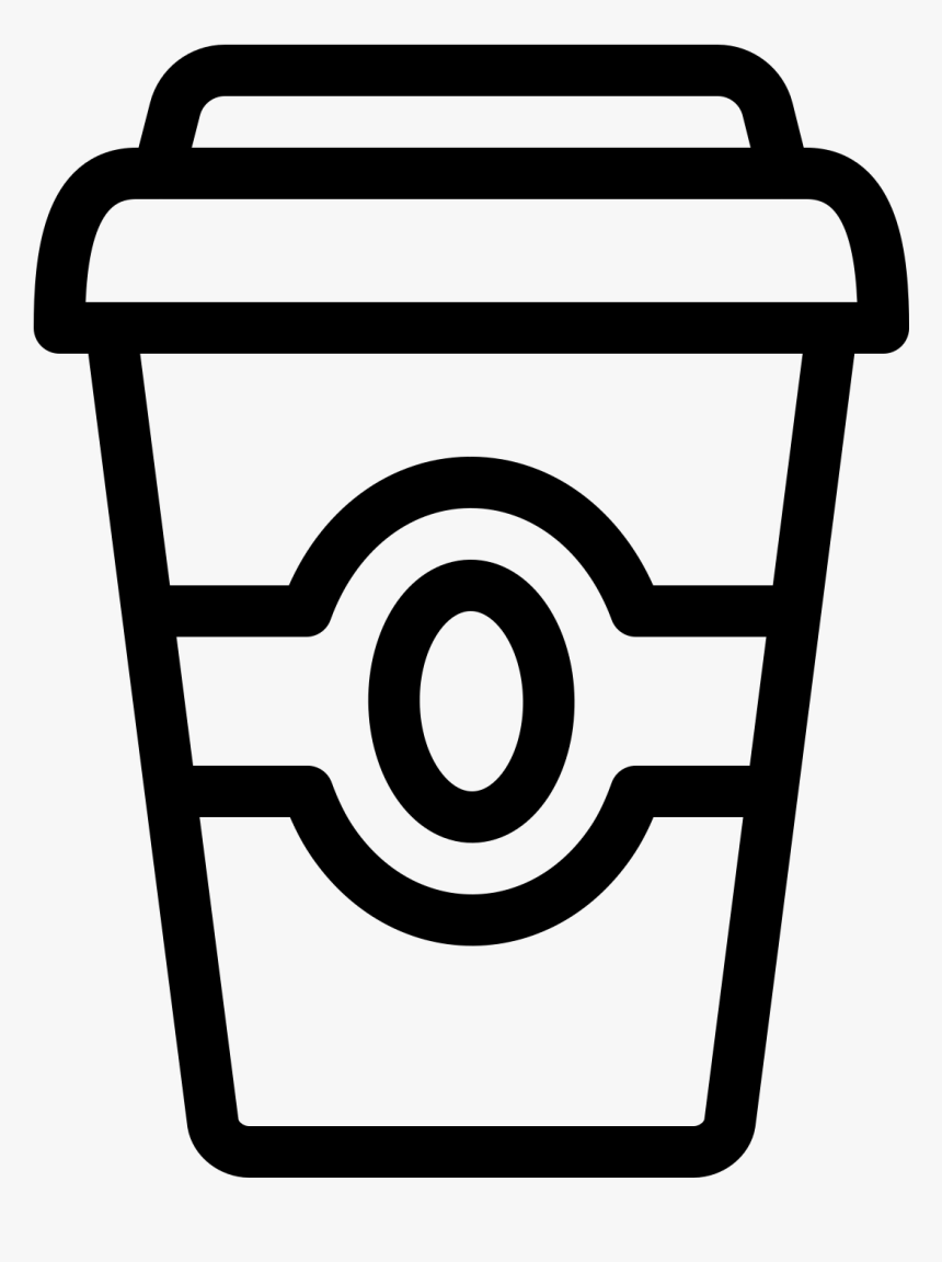 Transparent Coffee Clipart Black And White - Coffee To Go Icon Png, Png Download, Free Download