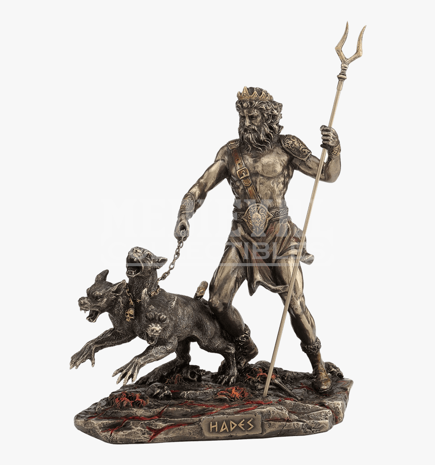 Hades Statue Png Banner Royalty Free - Greek Mythology Hades Bident, Transparent Png, Free Download