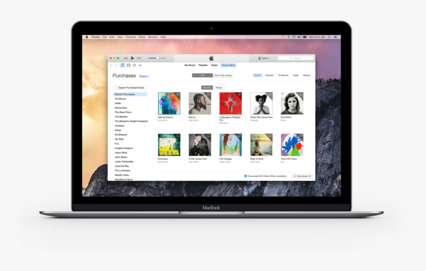 Macbook-itunes - Apple Macbook (retina, 12", 2017), HD Png Download, Free Download