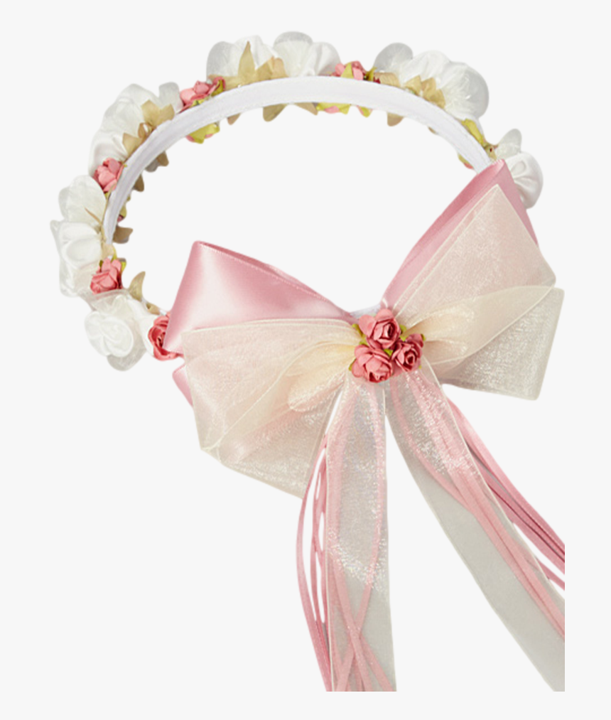 Rose Flower And Ribbon Png, Transparent Png, Free Download
