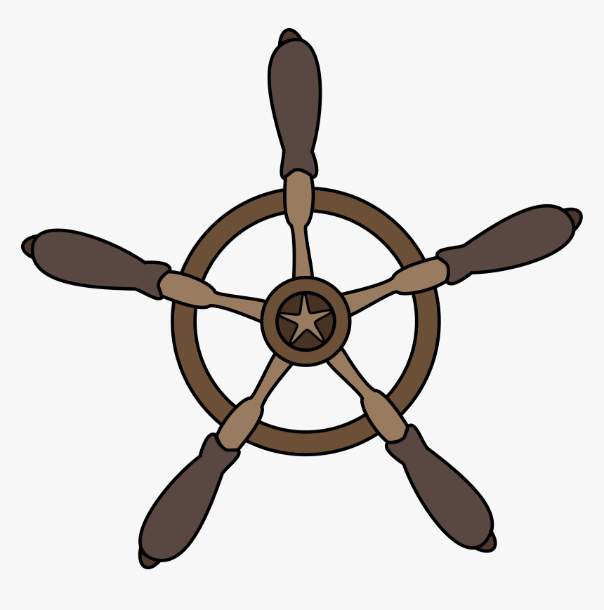 Timon Clipart, Vector Clip Art Online, Royalty Free - Pirate Ship Steering Wheel Cartoon, HD Png Download, Free Download