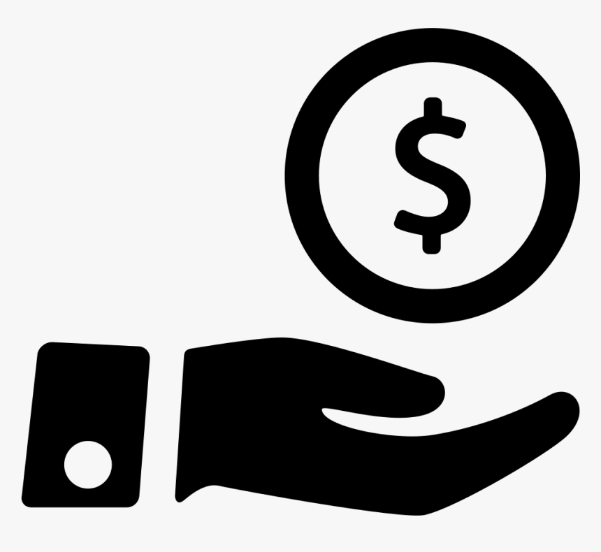Transparent Money Bag Clipart Black And White - Money Icon Png Free, Png Download, Free Download