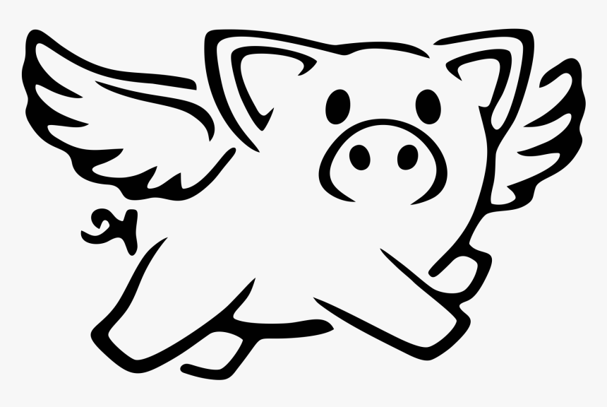 Flying Pig Design, HD Png Download, Free Download