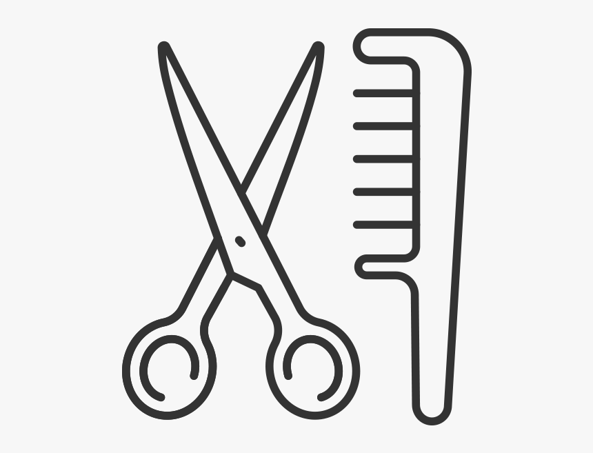 Scissors Brush Icon - Scissors, HD Png Download, Free Download