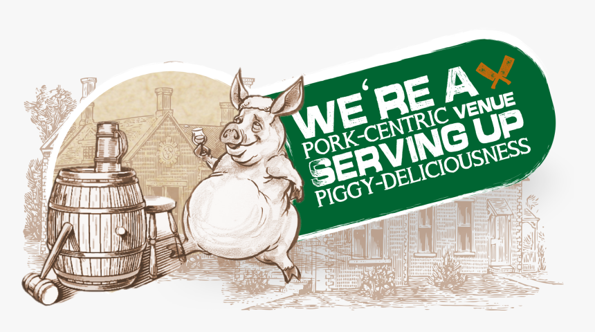 The Salted Pig, A Quirky Eatery Best Known For Its - Illustration, HD Png Download, Free Download