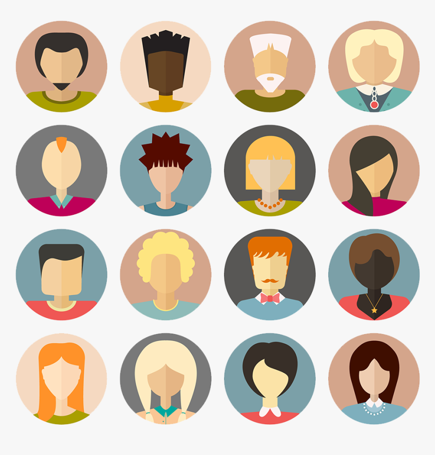 Flat Different People Icon, HD Png Download, Free Download