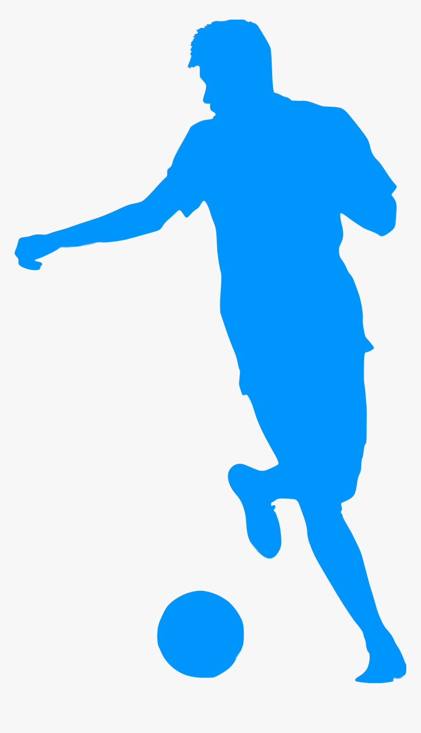 Silhouette Portable Icons Smear Football Player Computer - Football Colored Silhouette Png, Transparent Png, Free Download