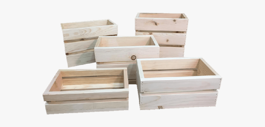 Small Pine Wood Crates - Crate Template, HD Png Download, Free Download
