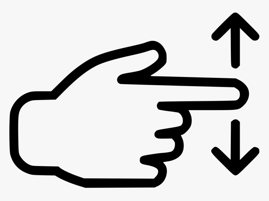 Finger Point Icon Png Clipart , Png Download - Hand Arrow Symbol Png, Transparent Png, Free Download
