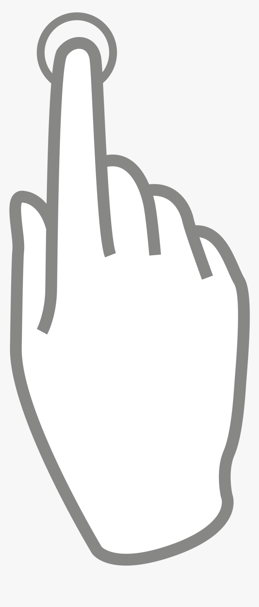 Transparent Mouse Finger Png - 터치 손가락 Png, Png Download, Free Download